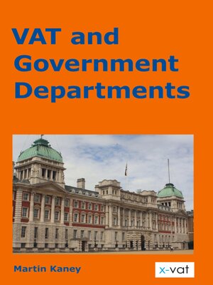 cover image of VAT and Government Departments